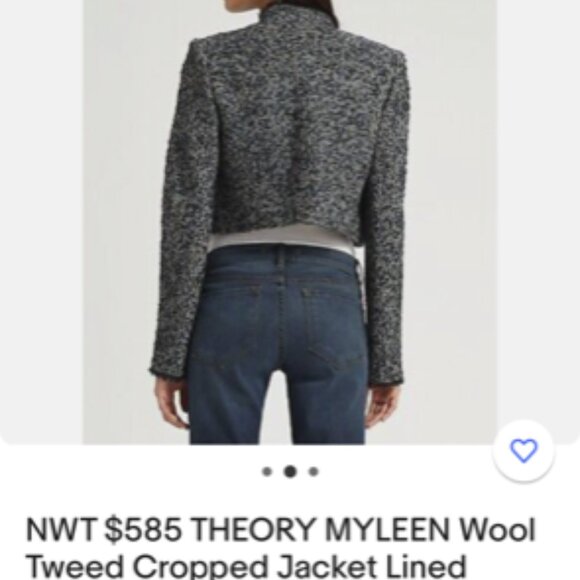 Theory Myleen Winterberry Tweed Jacket - Picture 4 of 11